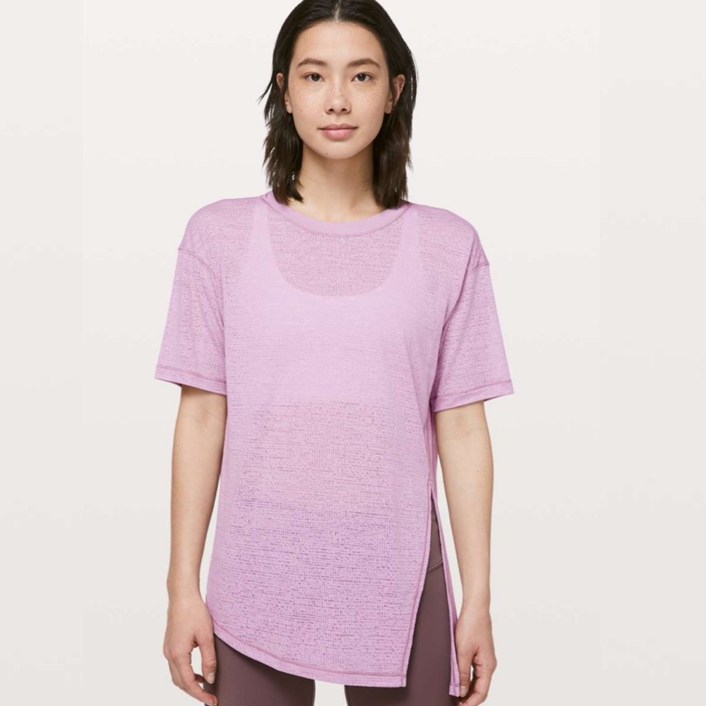 Lululemon Sneak Out Short Sleeve in Antoinette